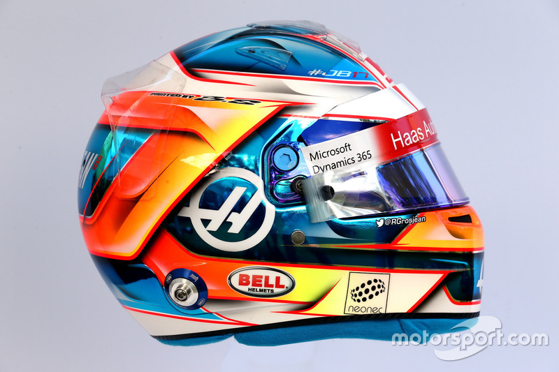 Helm von Romain Grosjean, Haas F1 Team