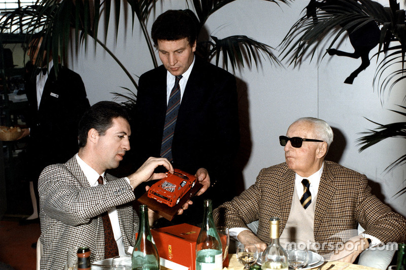 Enzo ve Piero Ferrari,1987