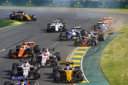 Ніко Хюлькенберг, Renault Sport F1 Team RS17, Серхіо Перес, Force India VJM10, Естебан Окон, Force I