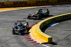 Jean-Eric Vergne, Techeetah, leads Daniel Abt, ABT Schaeffler Audi Sport
