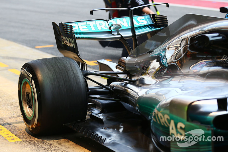 Le t-wing de la Mercedes AMG F1 W08