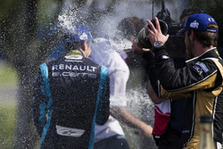 Podium : Sébastien Buemi, Renault e.Dams et Jean-Eric Vergne, Techeetah