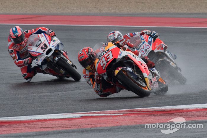 Marc Marquez, Repsol Honda Team, Marc Marquez, Repsol Honda Team, Andrea Dovizioso, Ducati Team, Danilo Petrucci, Pramac Racing