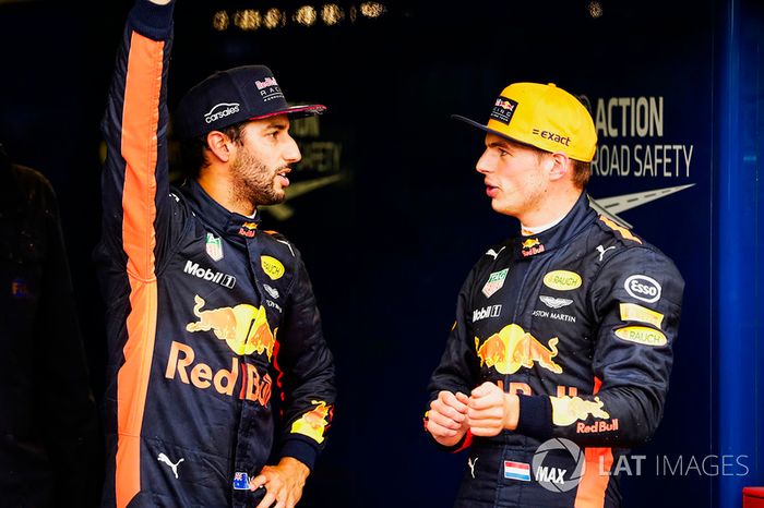 Daniel Ricciardo, Red Bull Racing, Max Verstappen, Red Bull, tras la clasificación