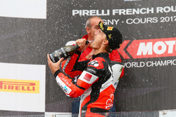Race winner Chaz Davies, Ducati Team