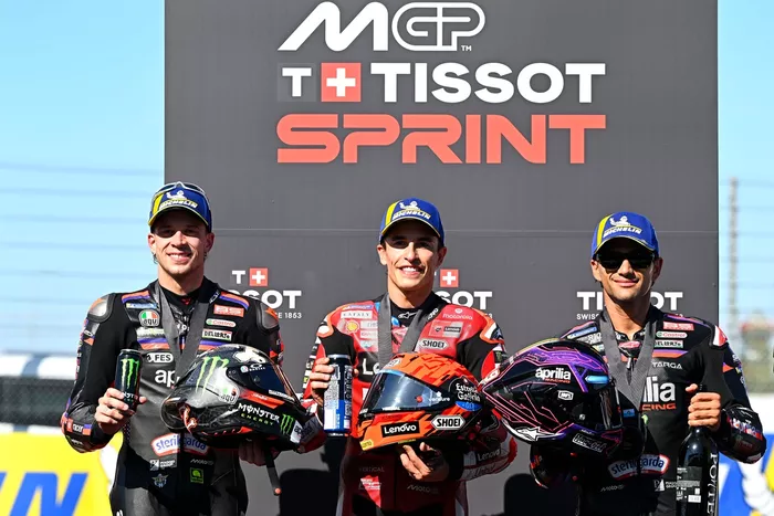 Jorge Martin, Aprilia Racing Team, Marco Bezzecchi, Aprilia Racing, Marc Marquez, Ducati Team