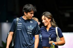 Alex Albon, Williams and Lily Muni He