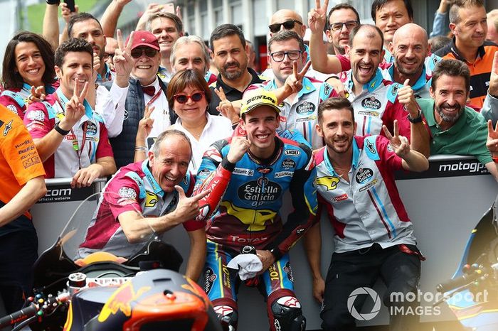 Segundo lugar Alex Márquez, Marc VDS Racing