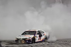 Race Winner Denny Hamlin, Joe Gibbs Racing, Toyota Camry