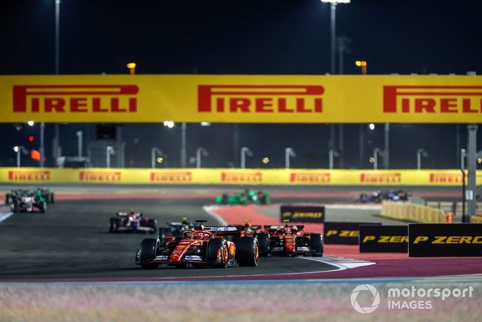 Charles Leclerc, Ferrari SF-24, Carlos Sainz, Ferrari SF-24