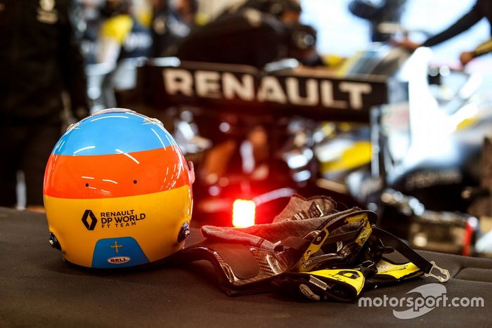 Casco di Fernando Alonso, Renault F1 Team