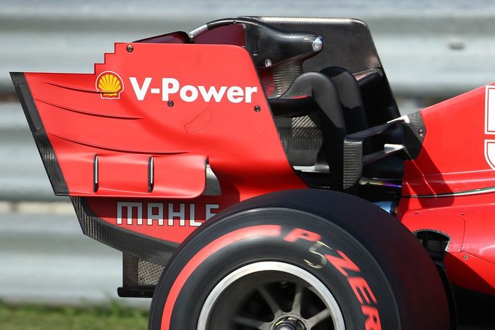 Ferrari SF1000  rear wing detail