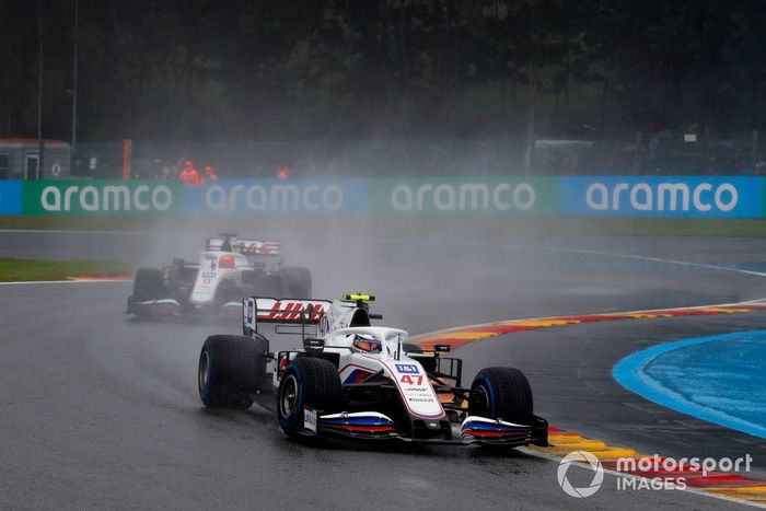 Mick Schumacher, Haas VF-21, Nikita Mazepin, Haas VF-21