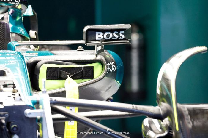 Aston Martin AMR23 detalle trasero