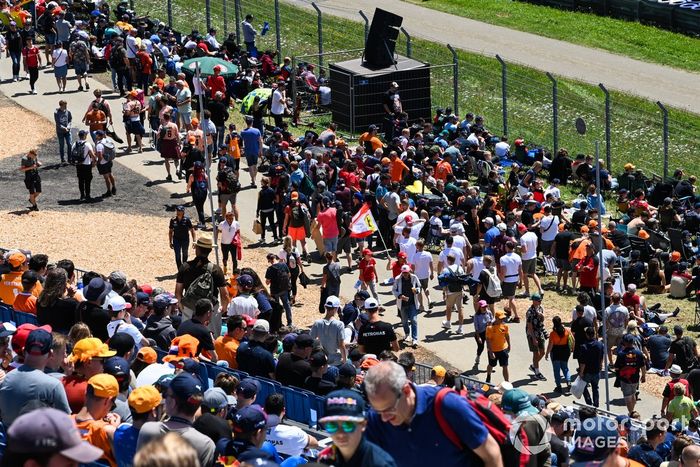 Fans en el Red Bull Ring