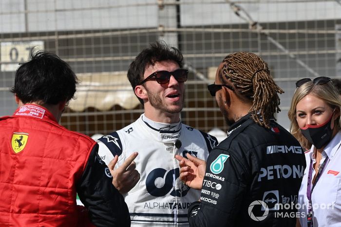 Pierre Gasly, Scuderia AlphaTauri Lewis Hamilton, Mercedes-AMG