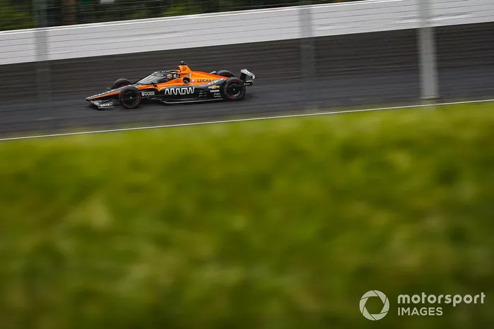 Pato O'Ward, Arrow McLaren SP Chevrolet, campamentos vacíos