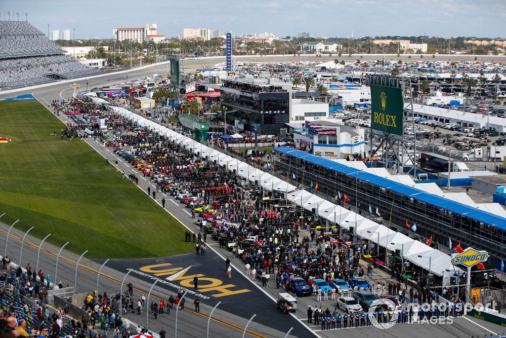 Watkins almost missed the start of the new GTP top class at Daytona