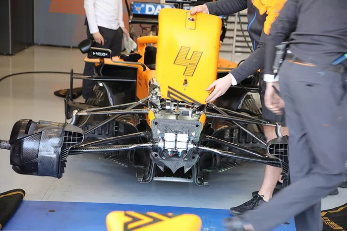 McLaren MCL35 front