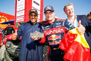 El Príncipe Abdul Aziz bin Turki Al-Faisal, presidente de la Autoridad General de Deportes, Equipo #305 JCW X-Raid: Carlos Sainz