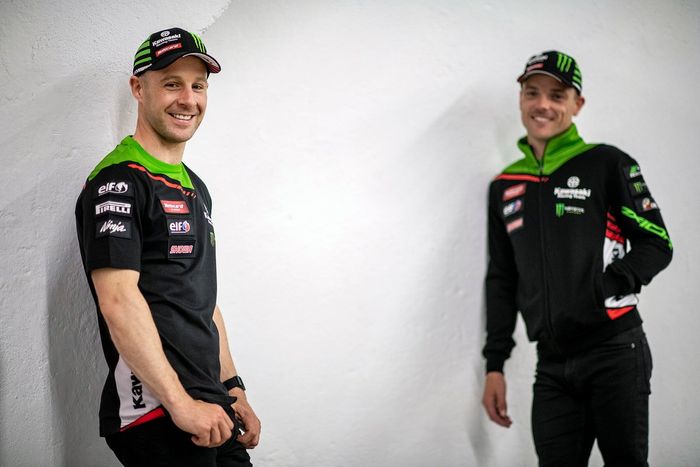 Jonathan Rea, Kawasaki Racing Team WorldSBK, 	Alex Lowes, Kawasaki Racing Team WorldSBK