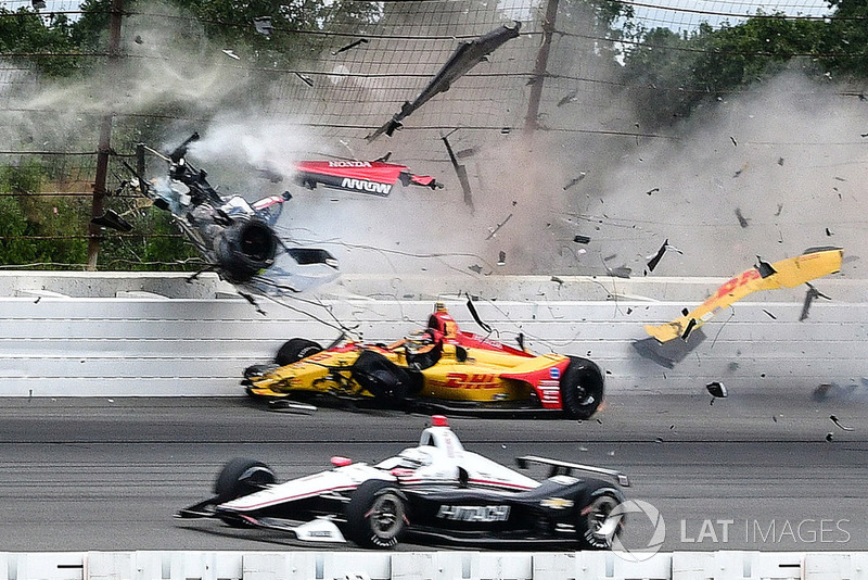 Robert Wickens crash at Pocono