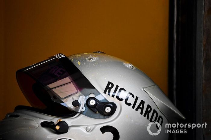 Casco de Daniel Ricciardo, Renault F1 Team