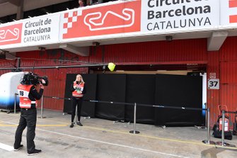 Le garage Williams Racing à l'abri des regards
