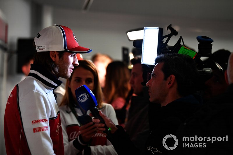 Antonio Giovinazzi, Alfa Romeo Racing parla con i media