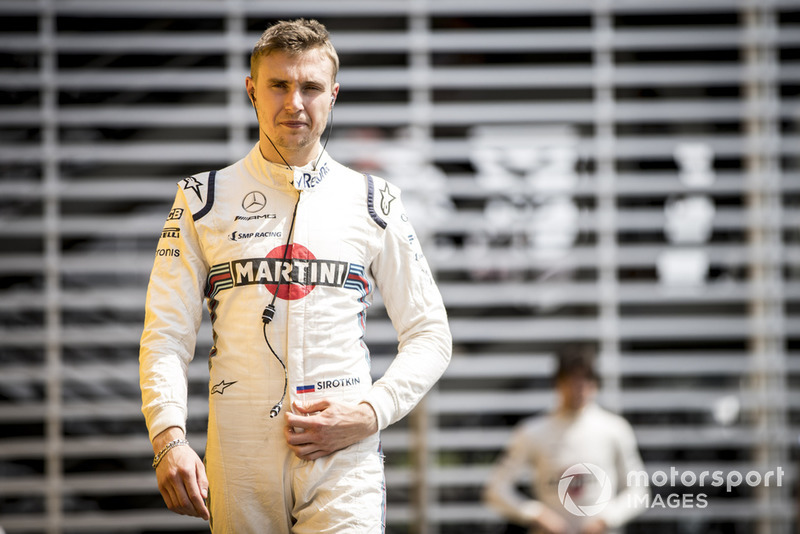 Sergey Sirotkin, Williams Racing