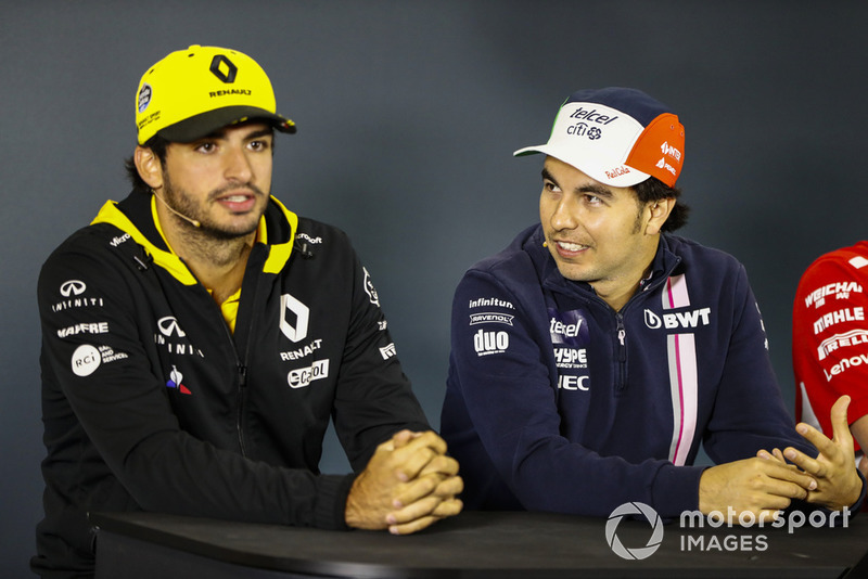 Карлос Сайнс-мол., Renault Sport F1 Team, Серхіо Перес, Racing Point Force India