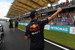 Daniel Ricciardo, Red Bull Racing on the drivers parade