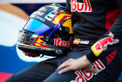 El casco de Carlos Sainz Jr., Scuderia Toro Rosso