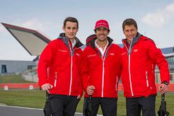 Lucas di Grassi, Loic Duval, Oliver Jarvis, Audi Sport Team Joest