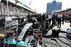 Нико Росберг, Mercedes AMG F1 W07 Hybrid на стартовой решетке