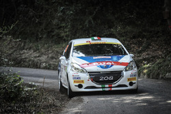 Giuseppe Testa e Daniele Mangiarotti Peugeot 208 R2, Peugeot Sport Italia