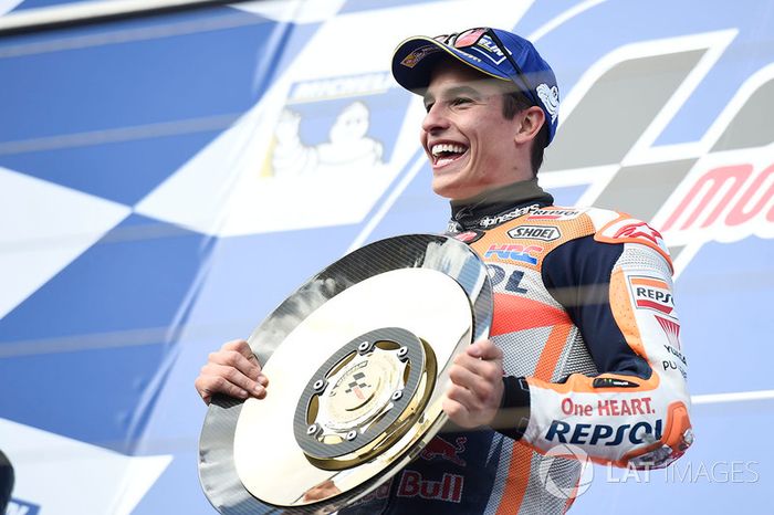 Podium: ganador, Marc Márquez, Repsol Honda Team