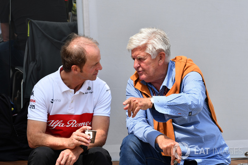 Josef Leberer, Sauber Entrenador y Roger Benoit, periodista