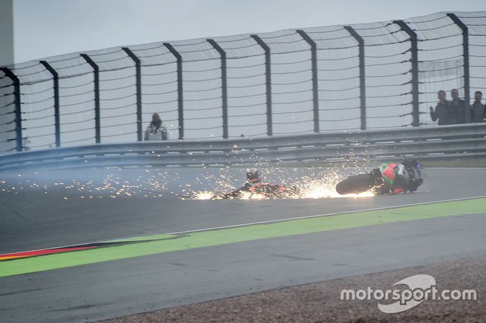 Stefan Bradl, Aprilia Racing Team Gresini accidente