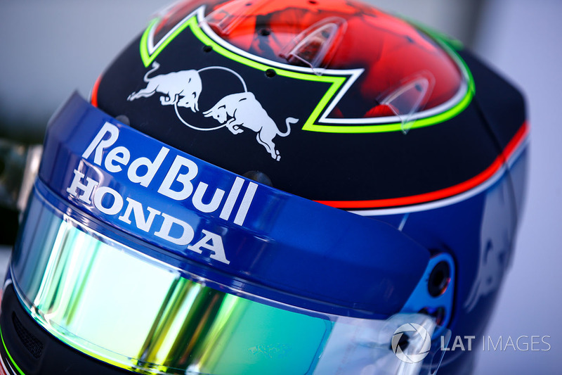 Capacete de Brendon Hartley, Toro Rosso