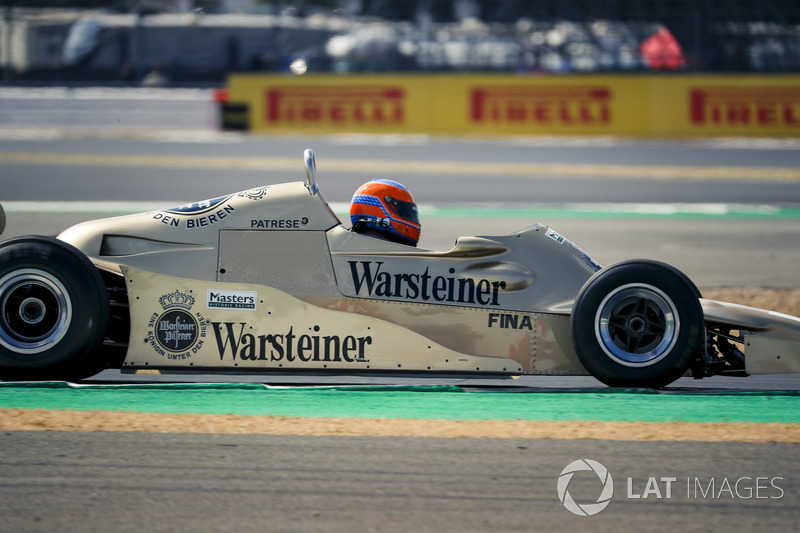 Arrows A1 en el desfile del 70 aniversario de Silverstone