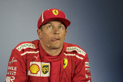 Kimi Raikkonen, Ferrari in the Press Conference