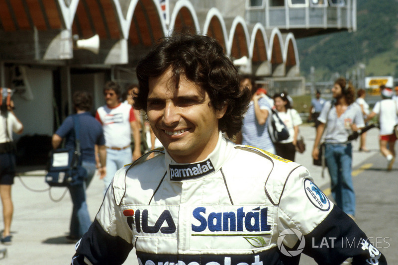 1983. Жакарепагуа. Подіум: 1. Нельсон Піке, Brabham BMW. 3. Нікі Лауда, McLaren Ford Cosworth