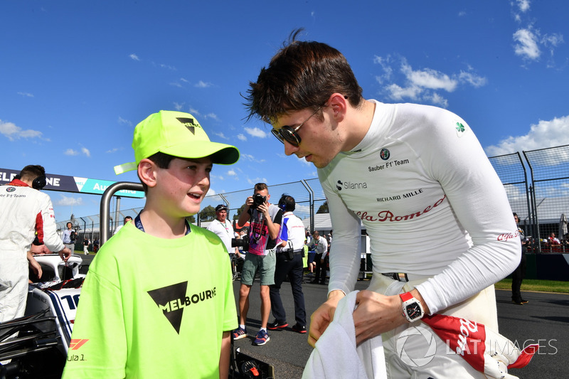 Charles Leclerc, Sauber con i grid kid
