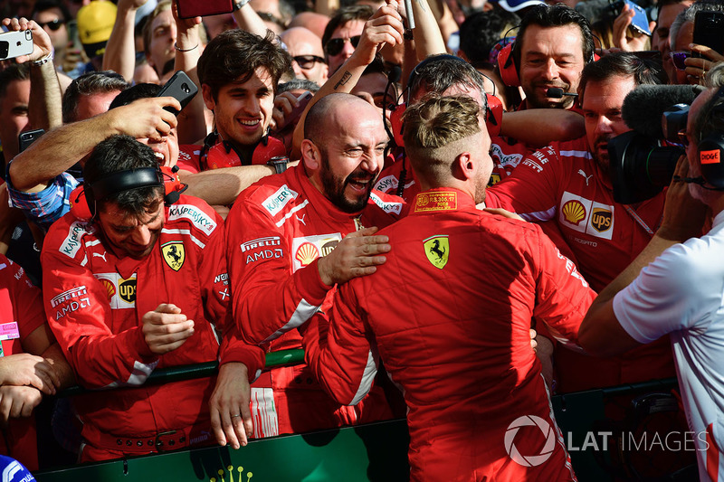 Победитель Себастьян Феттель, Ferrari