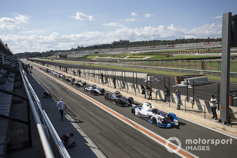Alexander Sims BMW I Andretti Motorsports, BMW iFE.18, Jose Maria Lopez, Dragon Racing and Sébastien Buemi, Nissan e.Dams