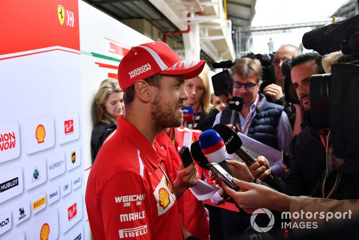 Sebastian Vettel, Ferrari con los medios