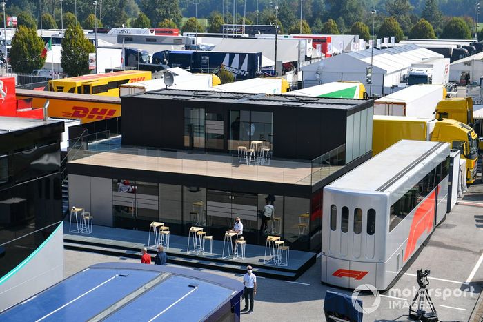Hospitalities de la F1 en Monza