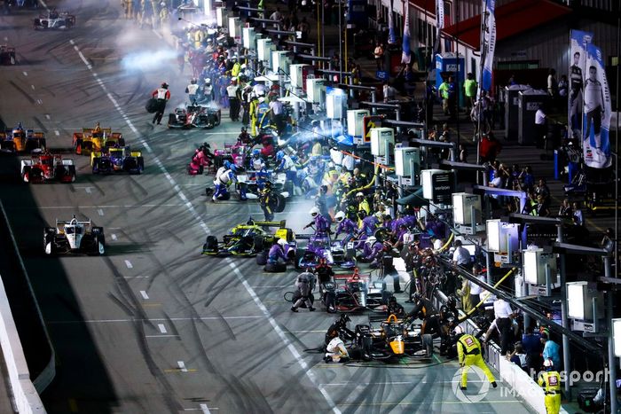 Patricio O'Ward, Arrow McLaren SP Chevrolet, Pit Stop
