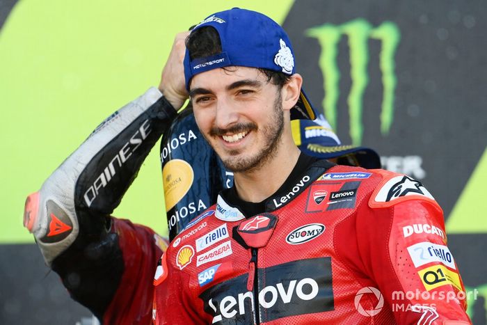 Podio: ganador Francesco Bagnaia, Equipo Ducati